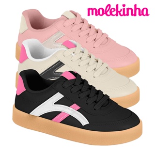 Tênis Infantil Molekinha Casual Escolar Dia a Dia Confortável Original Lançamento em Oferta na Shopee