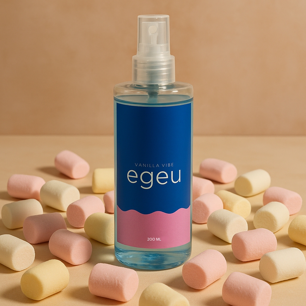 Body Splash Suave e Fresco Vanilla Vibe Feminino 200ml.