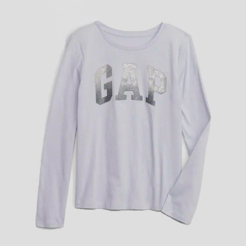 Camiseta Infantil ML Gap Lilás TAM 12