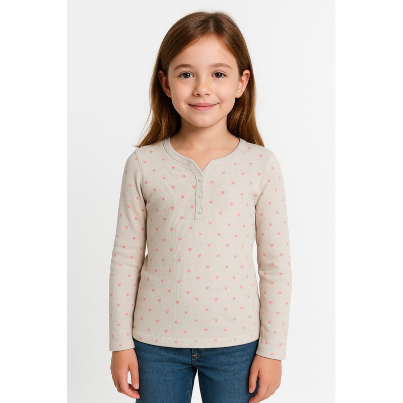 Camiseta Manga Longa Infantil Gap TAM L