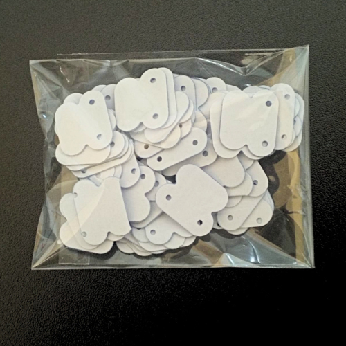 Etiqueta de Brinco 500 Unid – Exposição Profissional em Oferta na Shopee