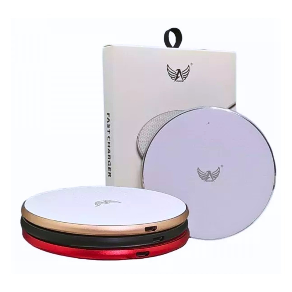 Carregador Indução Turbo Carga Rápida Sem Fio Wireless Celular Fone e Smartwatch