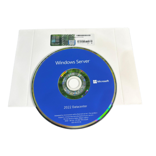 Windows Server 2022 Datacenter 16 cores | DVD Mídia Física Original | Nota Fiscal