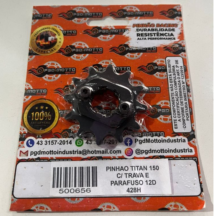 pinhão 12 dentes cg 150/160 em Oferta na Shopee