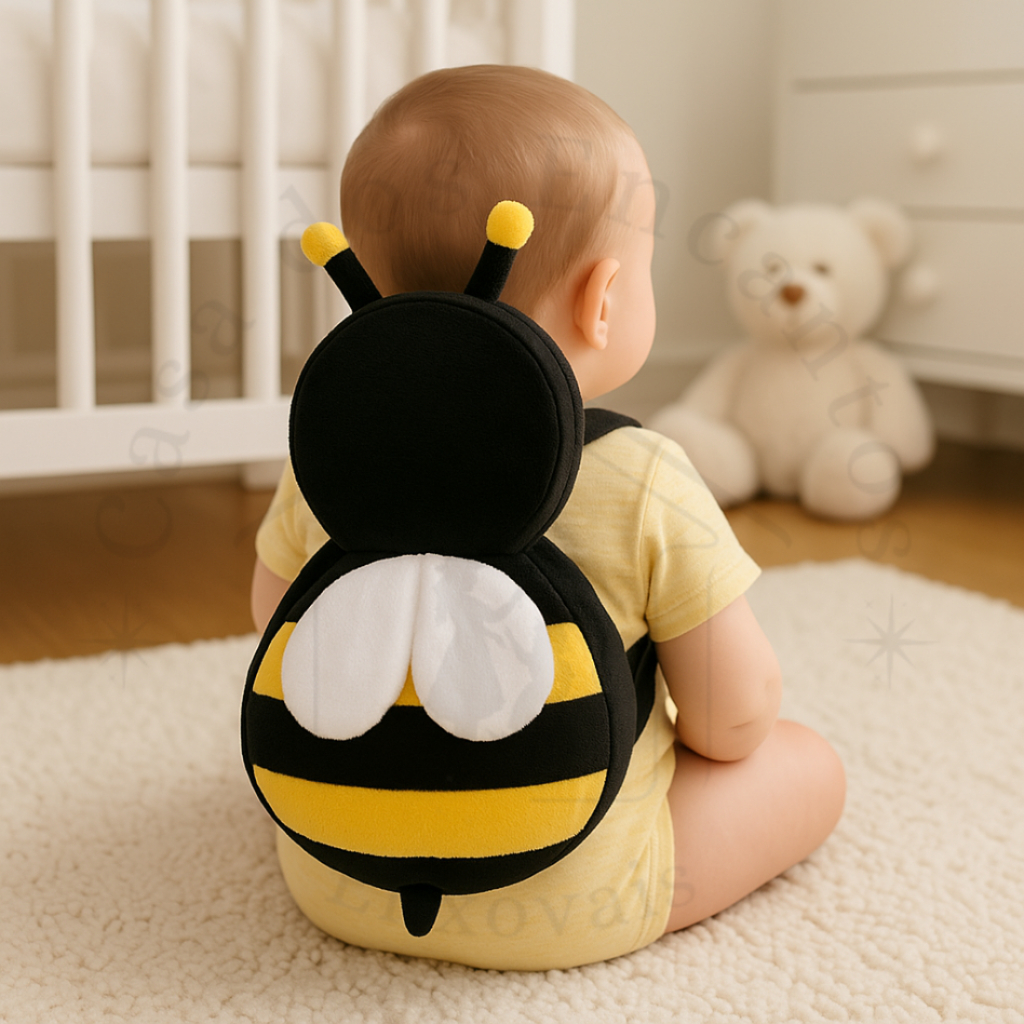 Mochila Almofada Protetora de Cabeça e Costas para Bebê em Oferta na Shopee