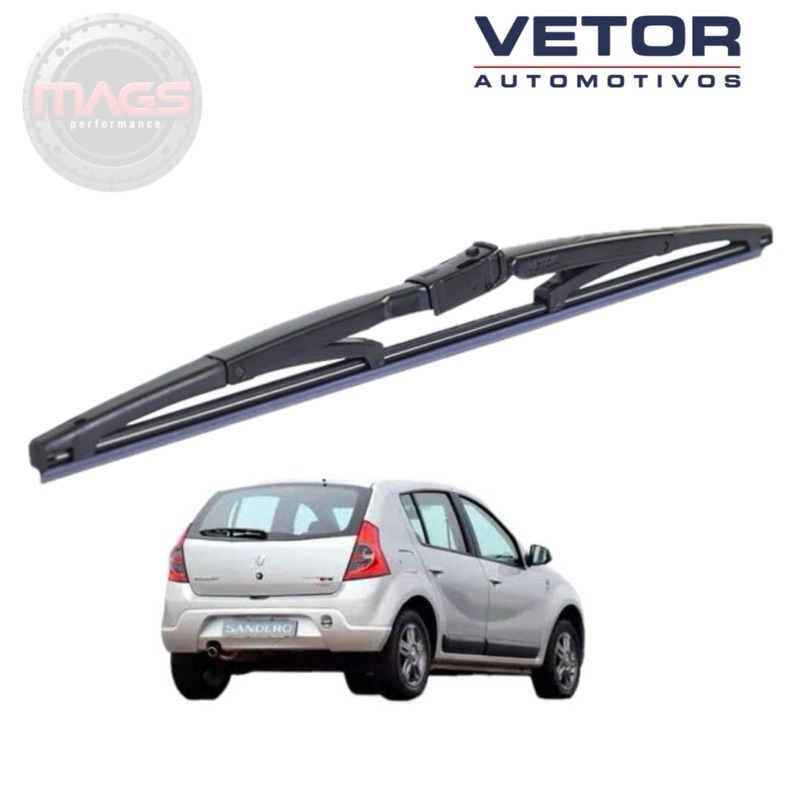 Palheta Traseira Premium Renault Sandero (2008 a 2013) Limpador Traseiro Origina