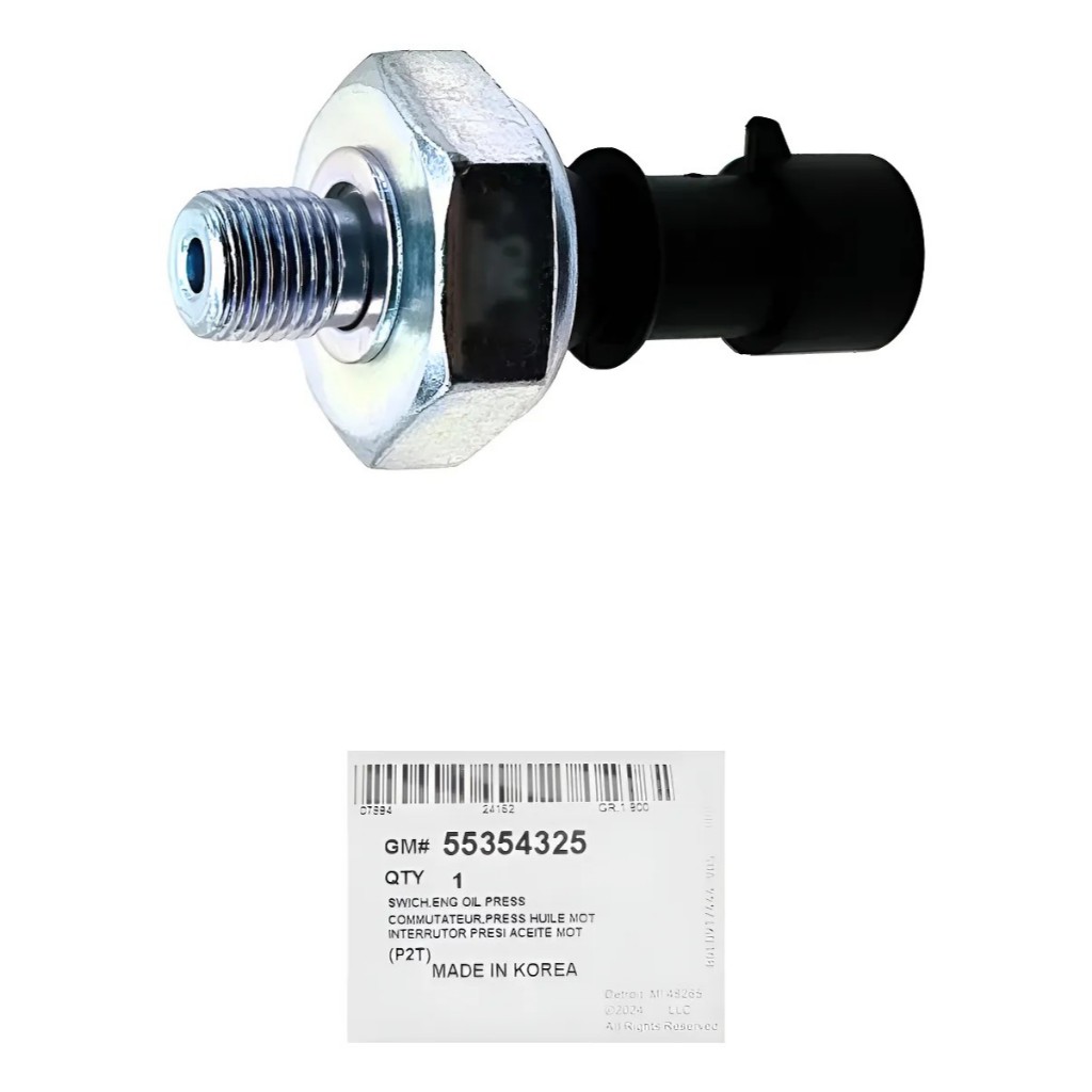 Sensor Pressão Óleo - Gm Cruze Sonic Tracker Trailblazer S10