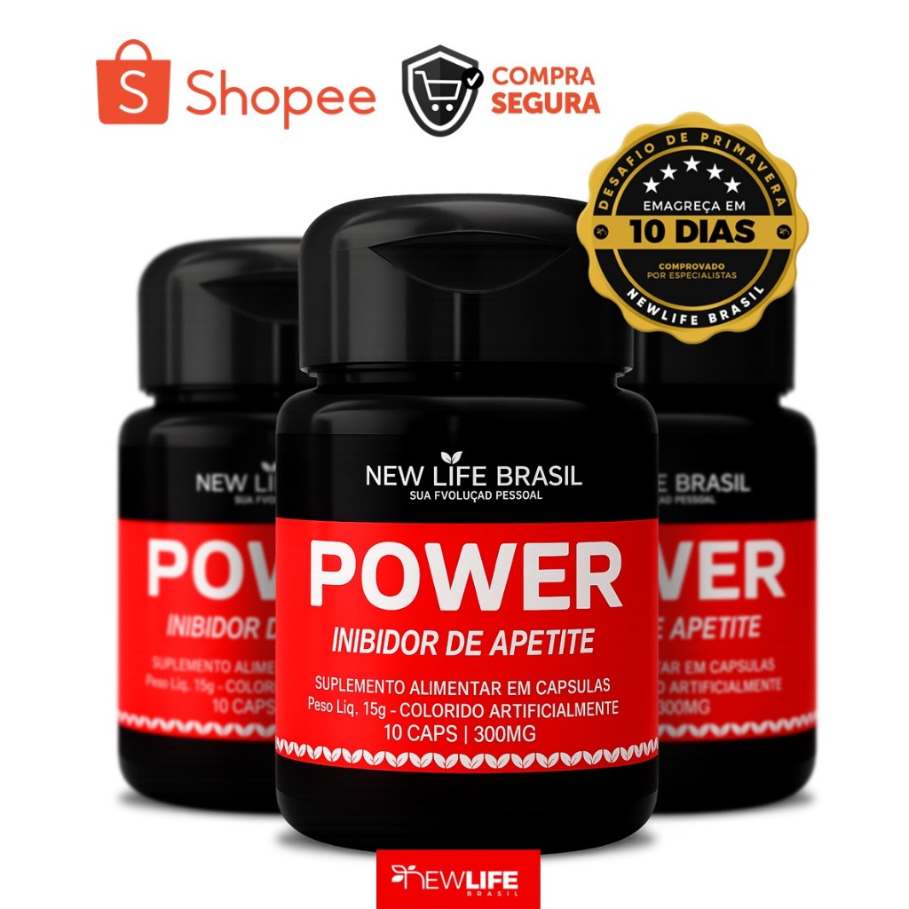 Kit New Life Power Suplemento para Energia Disposição Multivitaminas 30 Cápsulas em Oferta na Shopee
