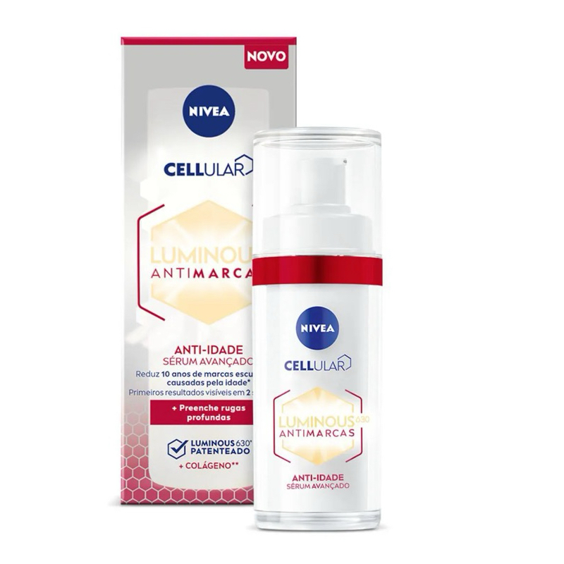 Sérum Facial Nivea Cellular Luminous 630® Antimarcas Anti-idade 30ml