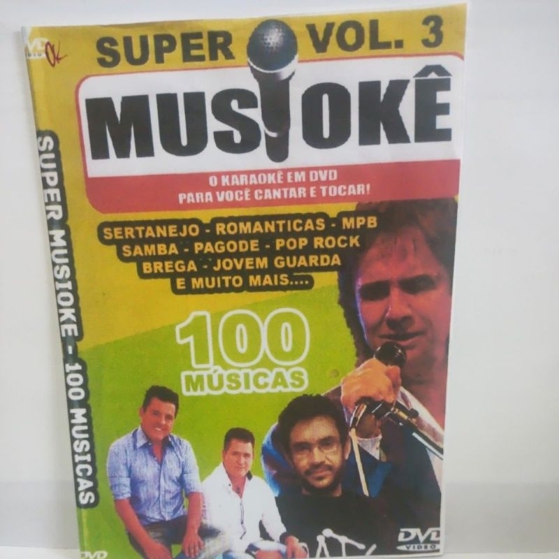 karaokê musioke 100 músicas copia em Oferta na Shopee