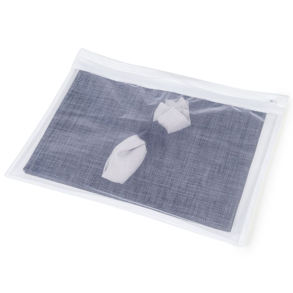Sacos Envelopes Organizadores Para Jogo Americano 38x49 Cor Branco
