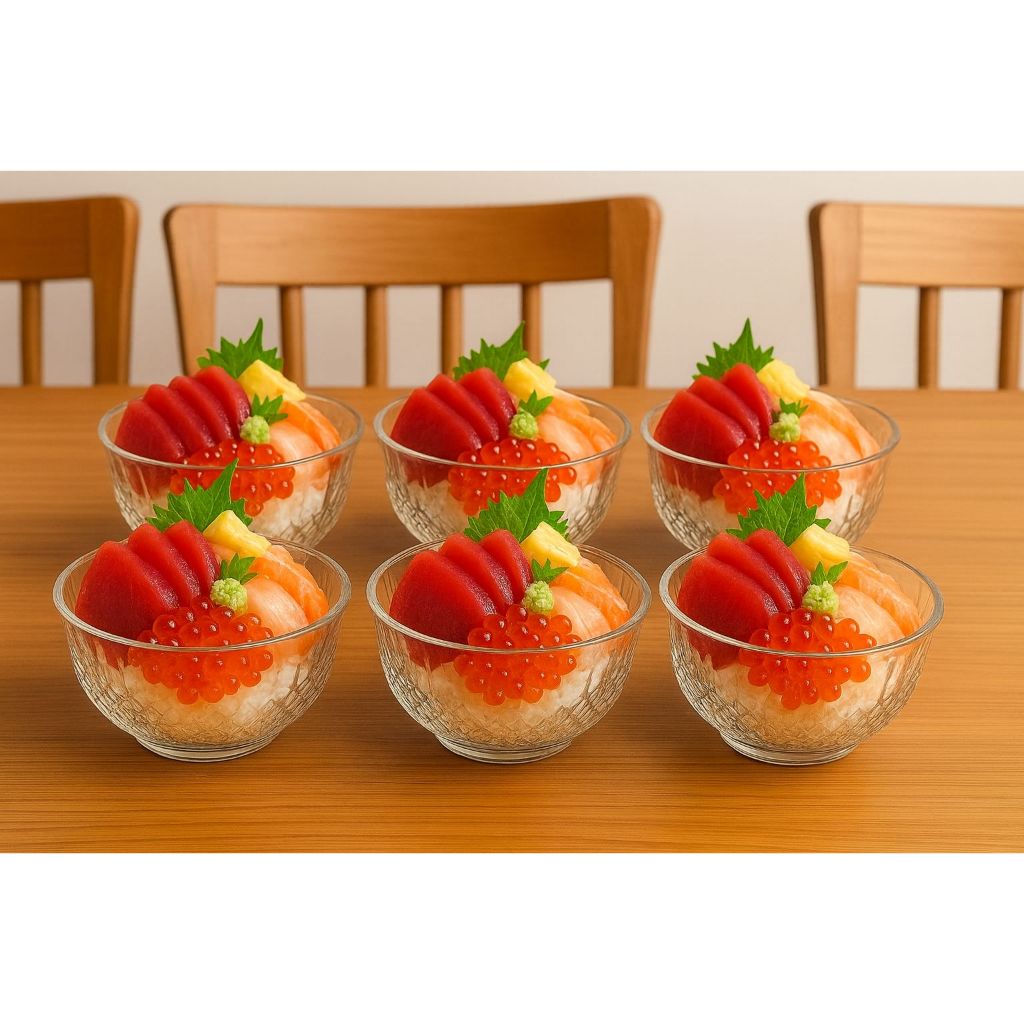 Jogo de 6 Bowls para Sobremesa Modelos Queen ou Marguerite – 300ml