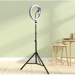 Ring Light 6 8 10 12 polegadas Completo Portátil 26cm + Tripé + suporte p/ celular. -Cabo-Usb