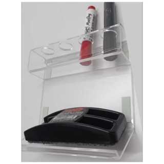 Suporte de Acrílico para Quadro Branco – Porta Canetas e Apagador de Parede em Oferta na Shopee