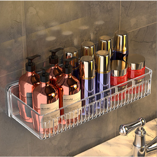 KIT organizadora multiuso com adesivo sem furo para parede cor tranparente em Oferta na Shopee