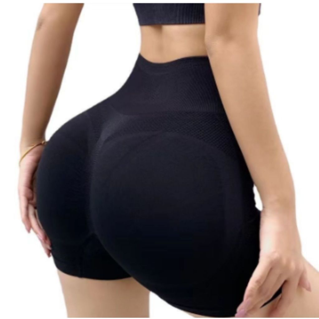 Shorts Feminino Legging Meia Coxa Fitness Academia Empina o Bumbum Alta Modeladora