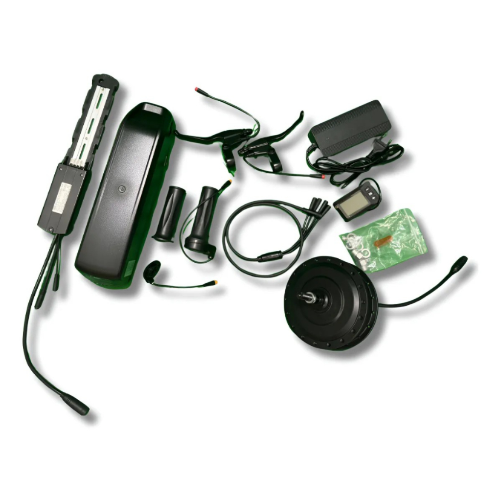 Kit Motor Elétrico 500w C/ Bateria Lítio 36v Aro 26 ou 29 Com Carregador Marca Raphynus