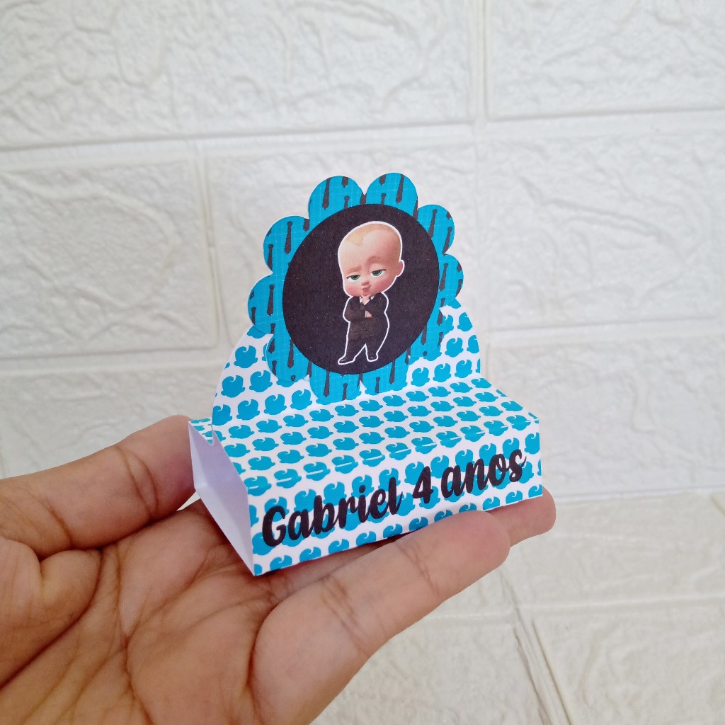 Porta Bis Duplo Poderoso Chefinho Personalizados Lembrancinha de Festa Aniversário