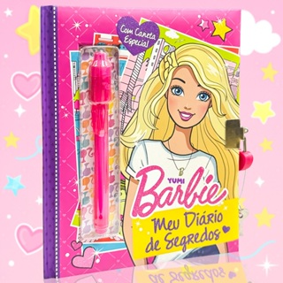 Livro Secreto Das Meninas : Diário Da Barbie | Com Caneta Invisível E Luz Mágica - Com Cadeado E Chaves Para Crianças em Oferta na Shopee