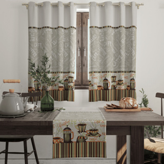 Cortina Cozinha Oxford 3,00 x 1,40 Elegante Várias Estampas Envio Imediato em Oferta na Shopee