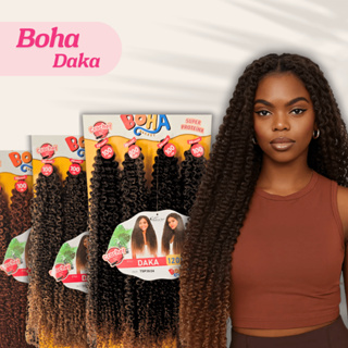 Cabelo Orgânico Cacheado Daka 330g Crochet Braid Natural em Oferta na Shopee