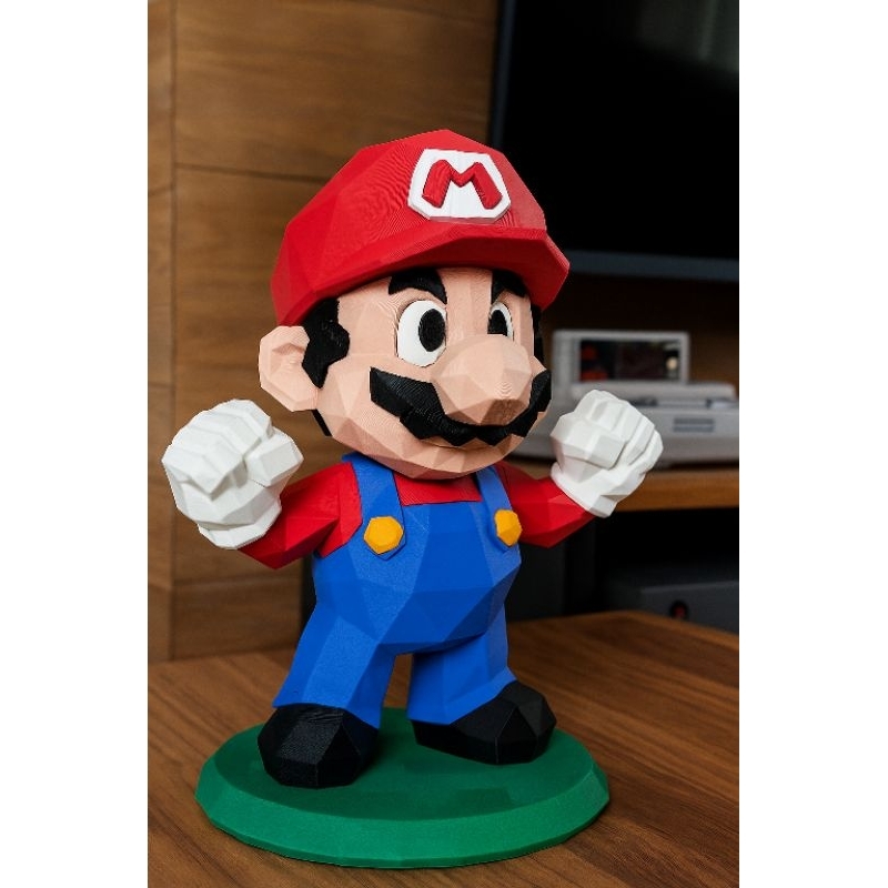 Boneco de decoração mario em Oferta na Shopee