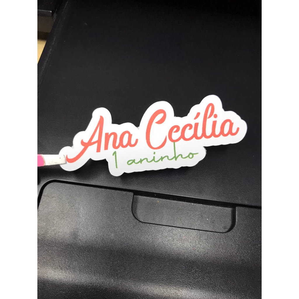 ENVIO IMEDIATO - Kit de Apliques Personalizado com nome| Aplique para Lembrancinha Aniversário
