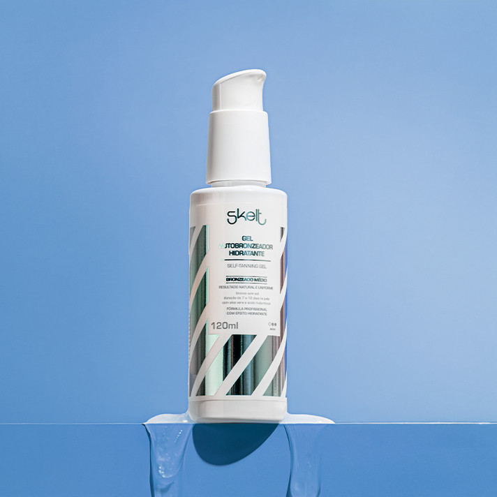 Gel Autobronzeador Hidratante 120ml Skelt em Oferta na Shopee