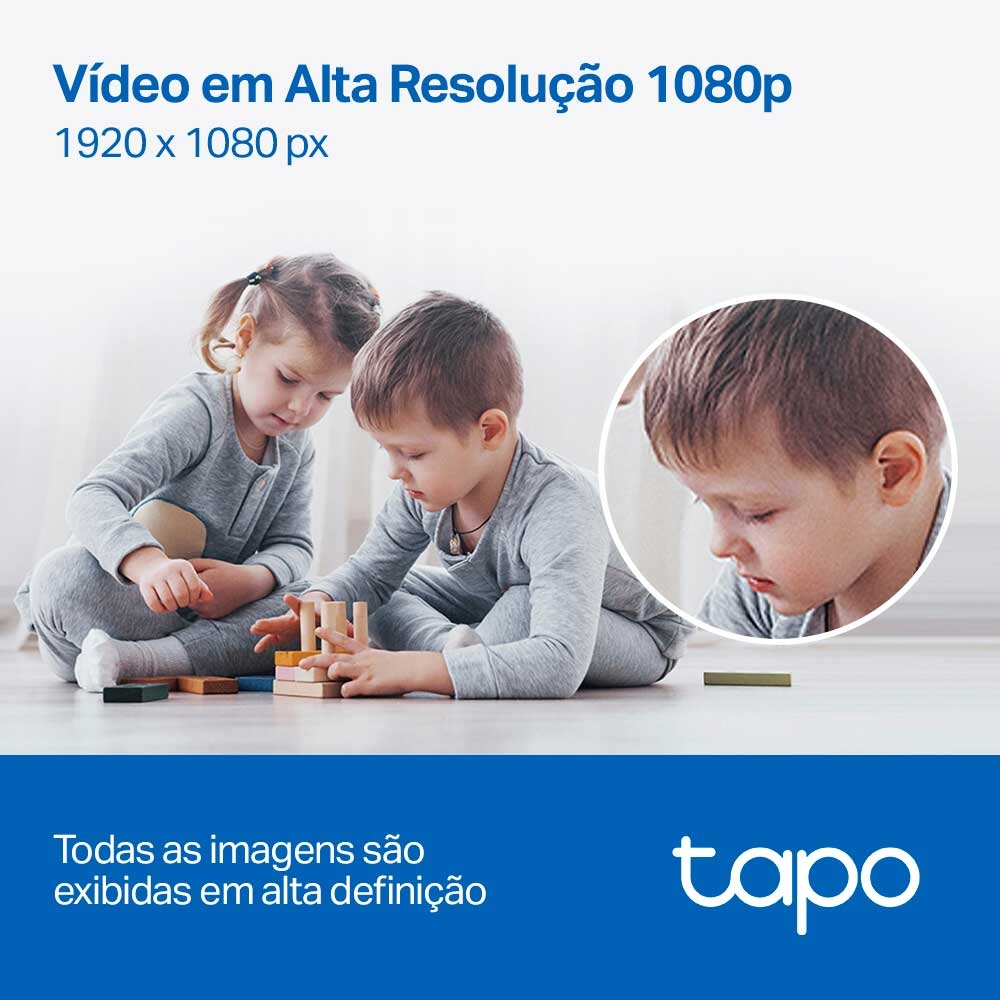 Câmera de Segurança Wi-Fi TP-Link Tapo C200C Pan/Tilt Full HD 1080p Branco — imagem 2 de 2