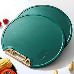 Tábua De Corte Antibacteriana À Prova De Mofo 35cm Com Suporte Em Pé Para Cozinha em Oferta na Shopee