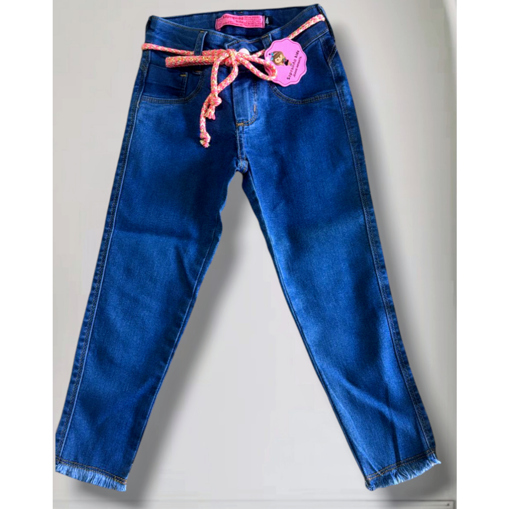 KIT 3 CALÇAS JEANS INFANTIL JUVENIL PREMIUM , — imagem 2 de 2
