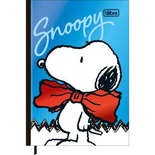 Caderno Brochura Decorado Capa Dura Colegial Snoopy 160 Folhas Tilibra em Oferta na Shopee