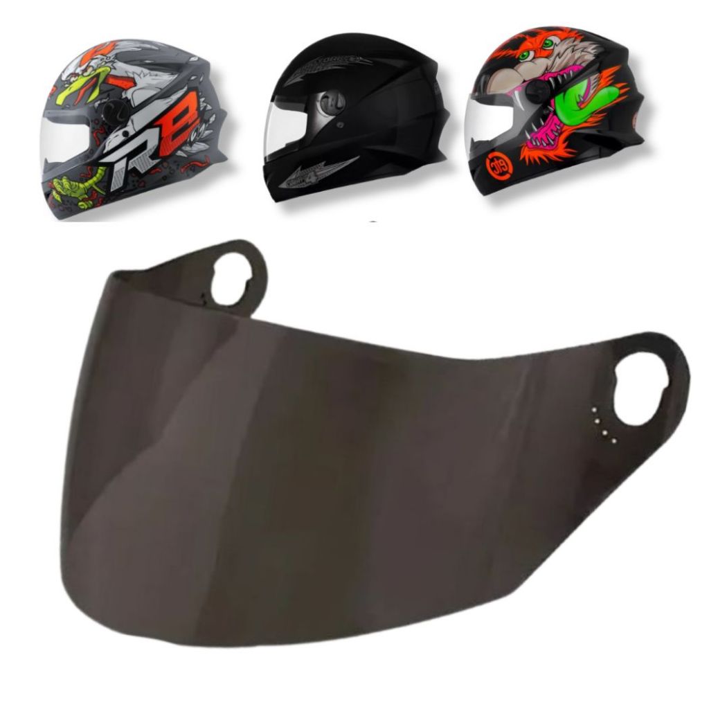 Viseira Capacete Fechado Pro Tork R8 / New Liberty 4 / Liberty 5 Antirrisco 2.2mm em Oferta na Shopee