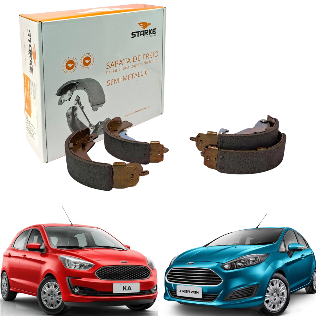 Sapata De Freio KA 2014/2018 New Fiesta 2010/2018 em Oferta na Shopee