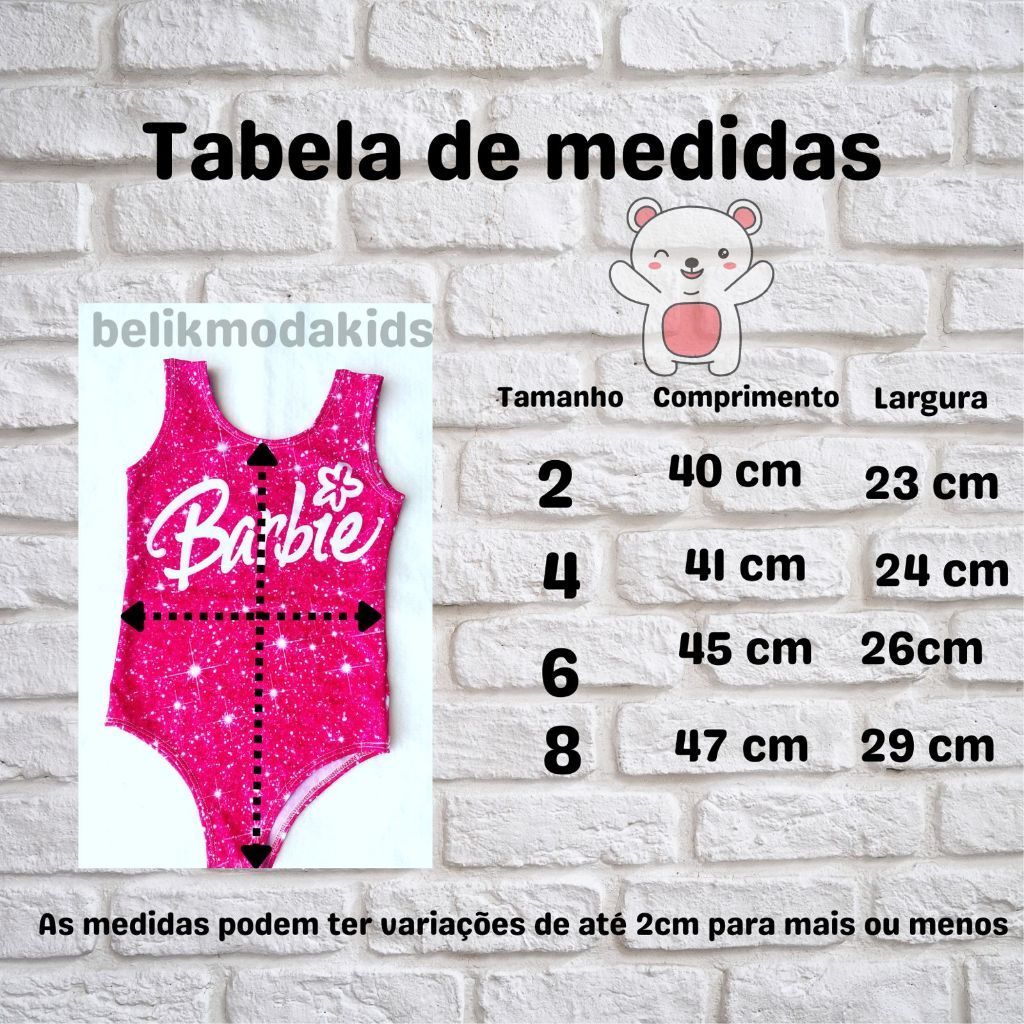 Detalhes do Body Infantil Hello Kitty Personagens Menina Rosa Maiô Regatinha Festa Aniversário Fantasia Verão Temático Praia Piscina
