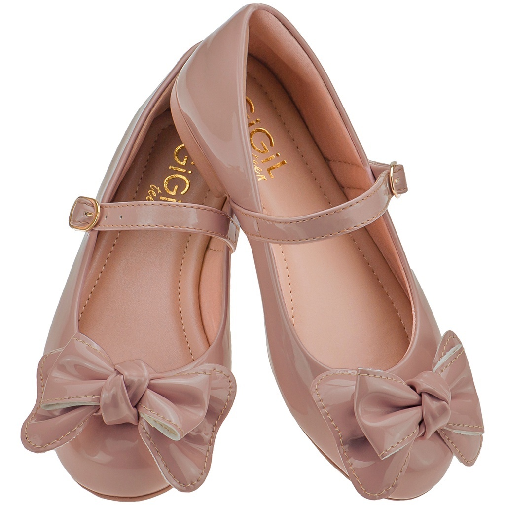 Sapatilha Infantil Feminina Vermelha Sapato Brilho Leve Boneca Salomé Menina Laço Confortável Moda Atual Festa em Oferta na Shopee