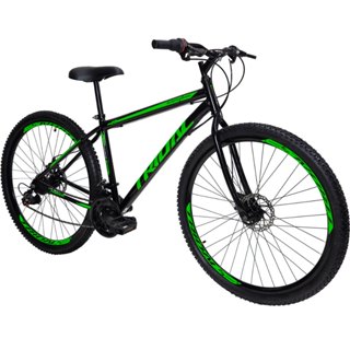 Bicicleta Aro 29 MTB Aço 21 Marchas Freio a Disco Tridal Bike em Oferta na Shopee