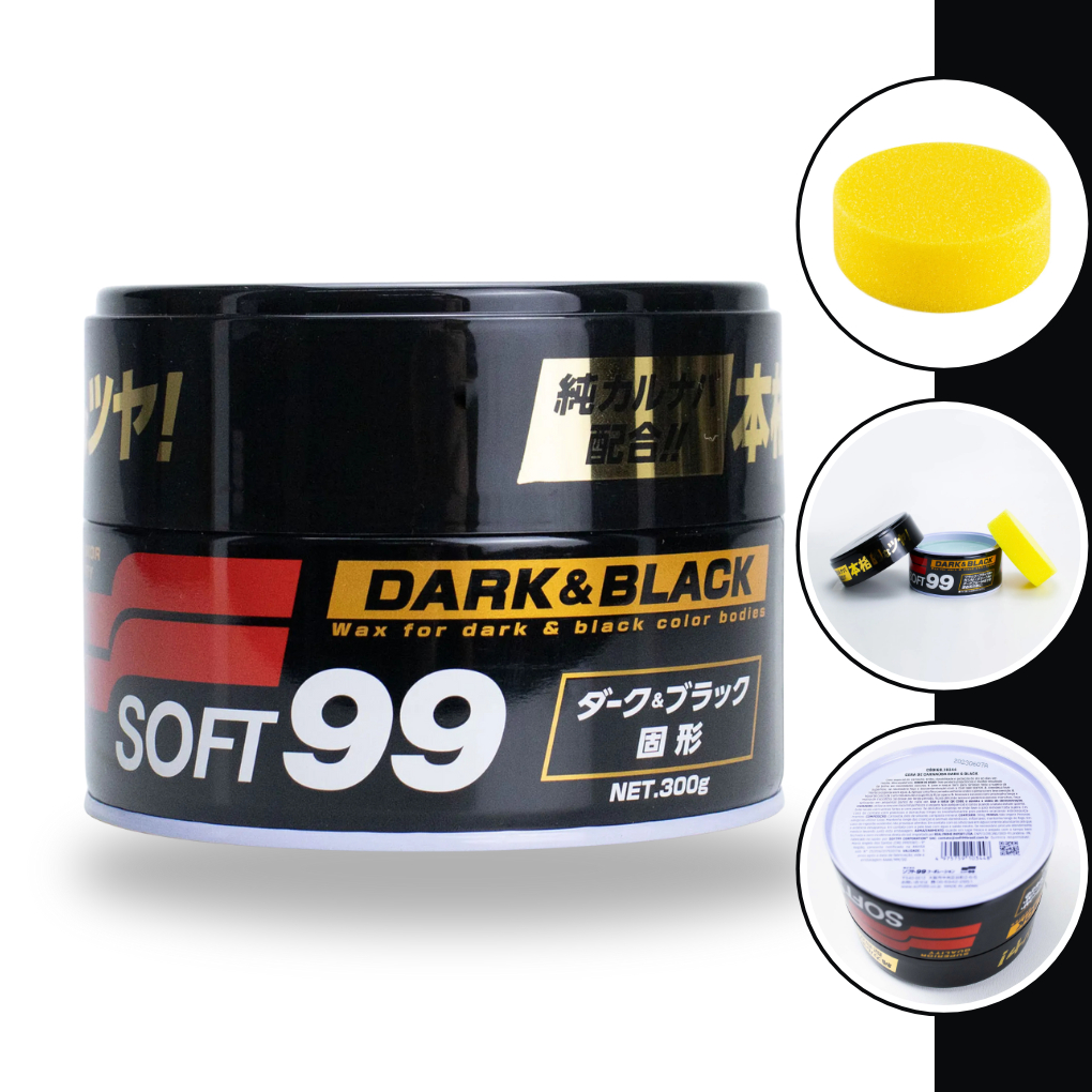 Cera de Carnaúba Dark & Black Soft99 300g – Brilho e Proteção