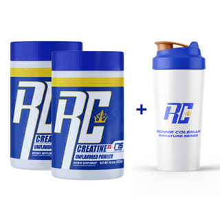 Kit 2x Creatina Ronnie Coleman 100% Pura 525g +shaker Brinde em Oferta na Shopee