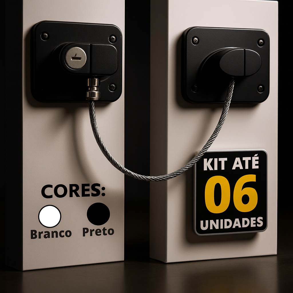 Kit Trava de Porta de Armário Tranca Cadeado Segurança Do Bebê Geladeira Freezer Gaveta Janela Porta Com Chave