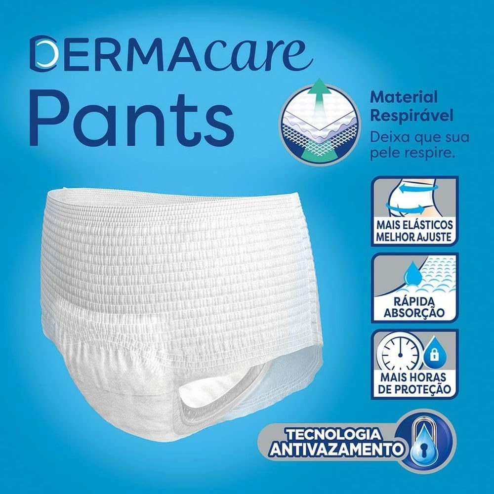 Detalhes do Roupa Íntima Tena Pants Dermacare P/M Leve 32 Pague 30 Unidades