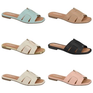Sandália Rasteira Feminina Moleca Slide Tiras Básica 5435.553