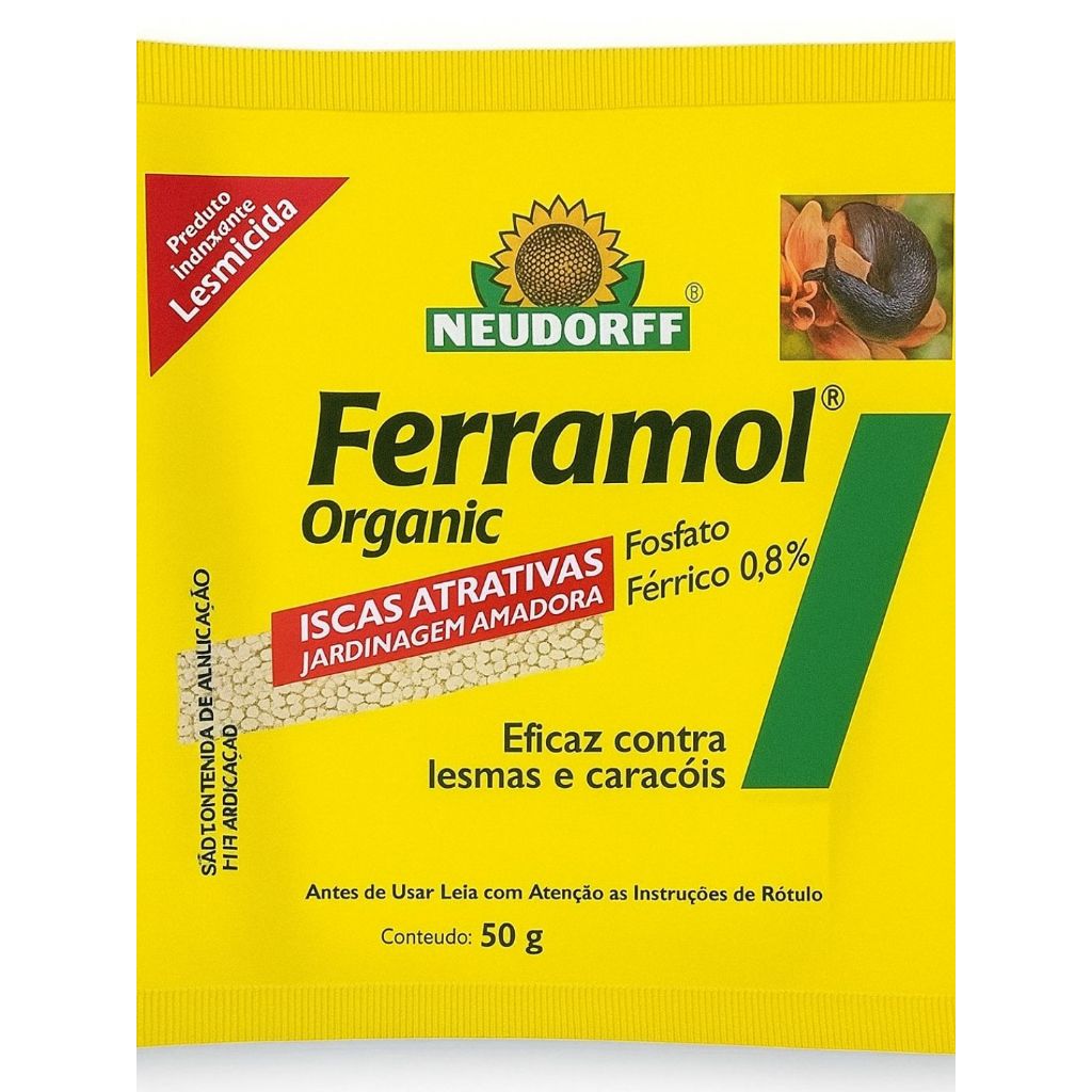 Ferramol - Controle de Lesmas e Caramujos 50 gr. Neudorff em Oferta na Shopee