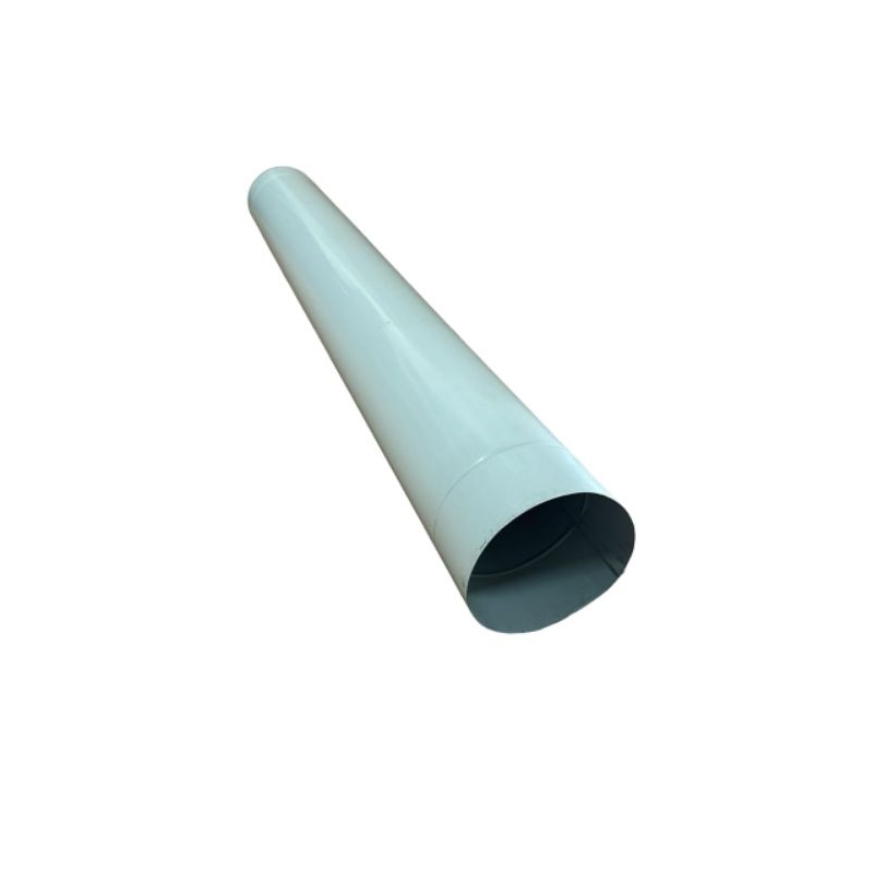 duto branco chaminé 1 metro x 20cm de diâmetro churrasqueira fogão lareira forno