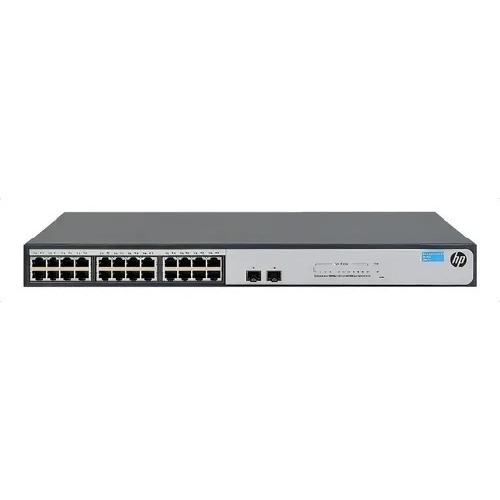 Switch 24 Portas Gigabit Hpe 1420 Aruba L2 Jh017a + 2p Sfp (Recondicionado)