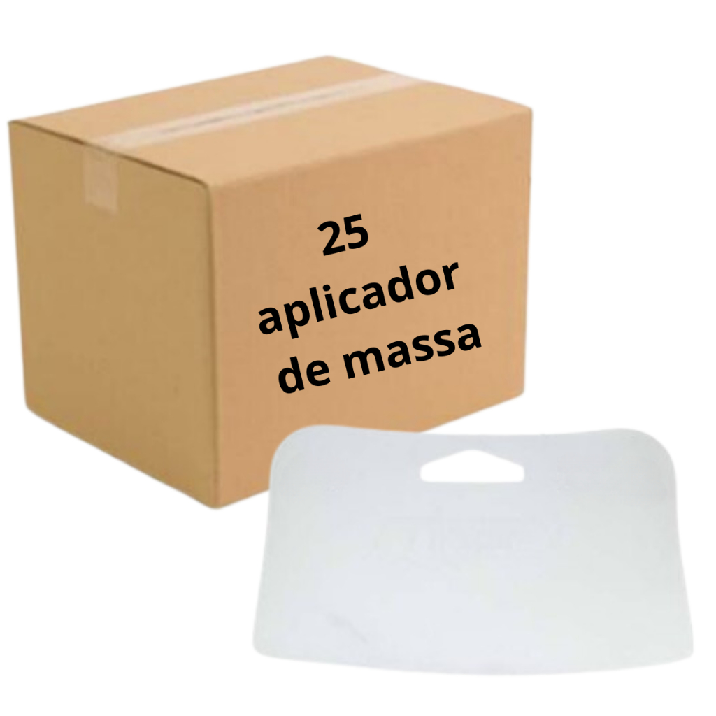 25 Espátula Celuloide Espátula Rejunte Aplicador De Massa