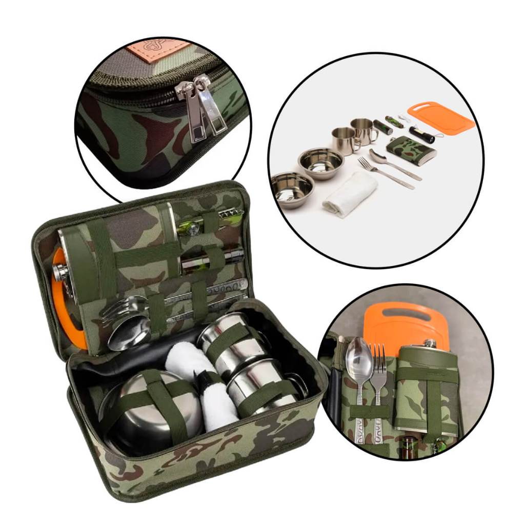 Kit Camping Acampamento SobrevivênciaKit Camping Completo Para Sobrevivência Equipamento De Camping Portátil E Funcional