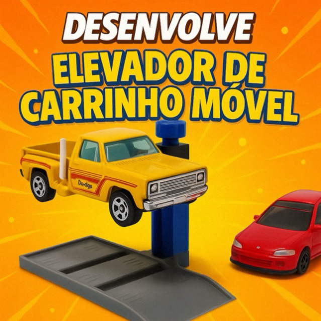 Elevador Rosca Carrinhos de Brinquedo Generico Hotweels