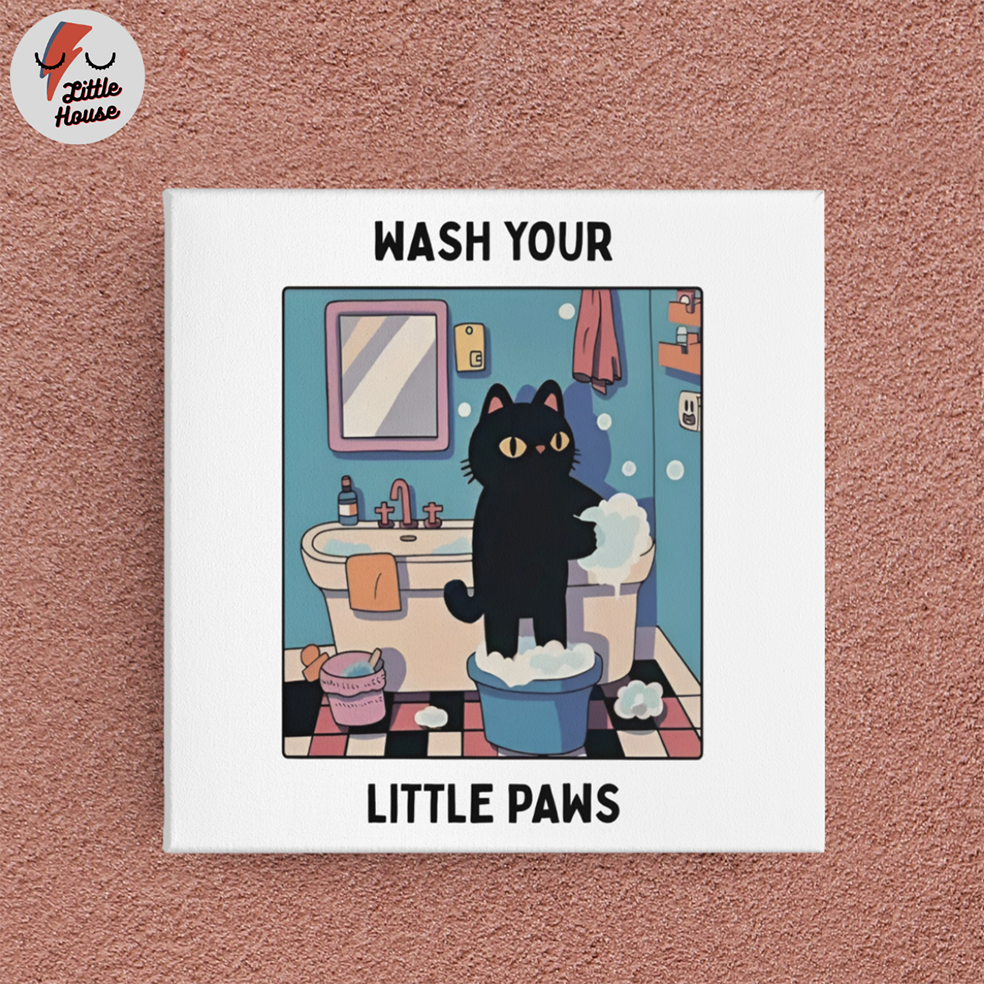 Azulejo Quadro Decorativo Banheiro Engraçado Divertido Gato Gatinho Frase Fofo Quadro para banheiro em Oferta na Shopee