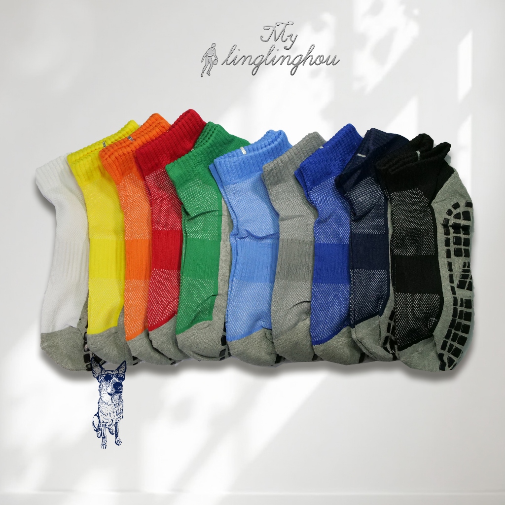 Meias de futebol Meias Antiderrapantes Esportivas De Algodão De Alta Qualidade 2140 em Oferta na Shopee